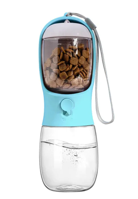 Portable Water Bottle With Food Container