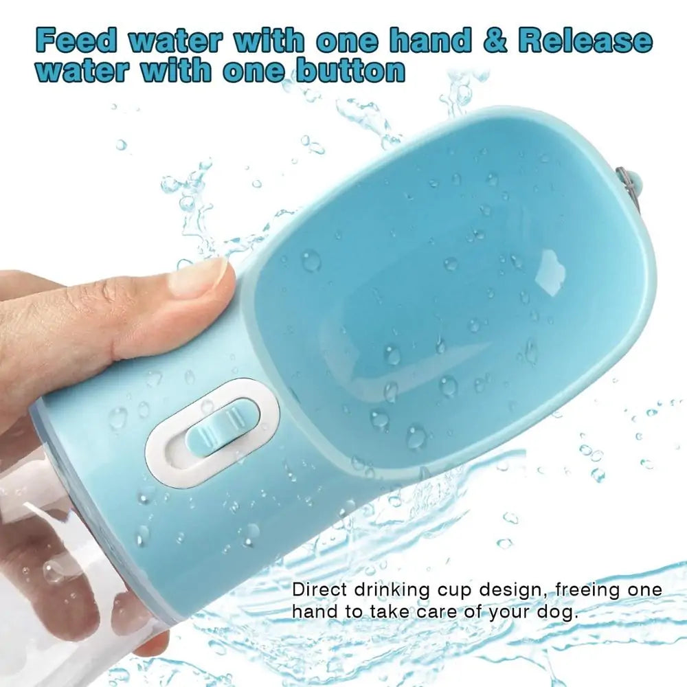 Portable Water Bottle With Food Container